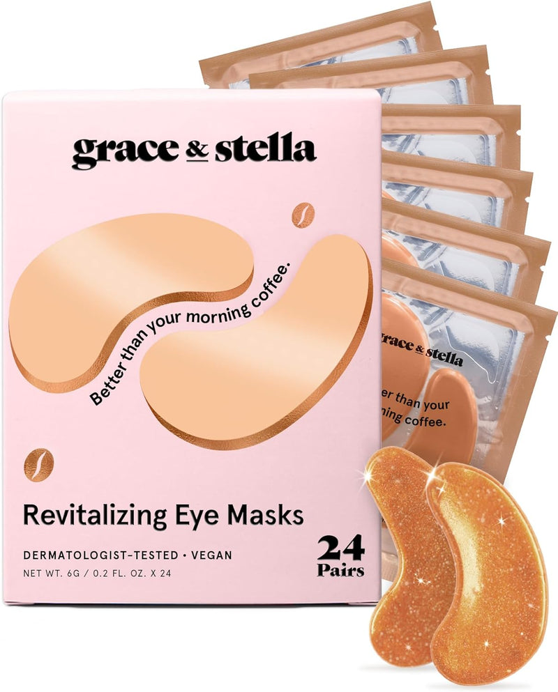 Grace & Stella Caffeine Under Eye Gel Patches — 24 Pairs