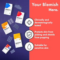 6 × Hero Mighty Patch Original –36 Hydrocolloid Pimple Acne Spot Blemish Patches