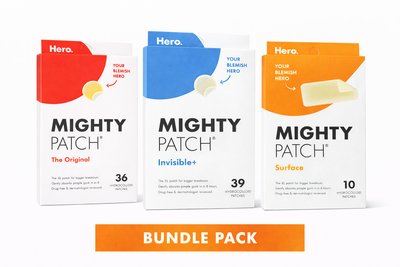 Mighty Patch Ultimate Acne Patch Bundle -Original 36 + Invisible+ 39 + Surface
